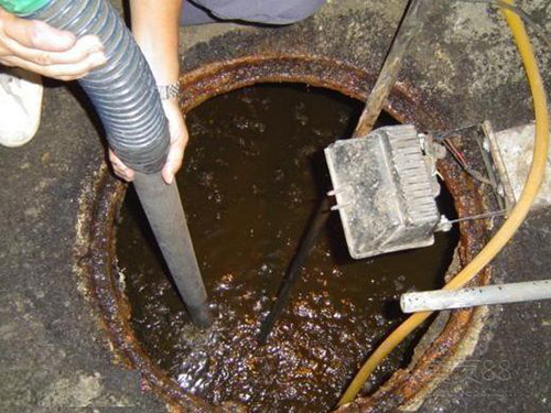 太子河隔油池清理